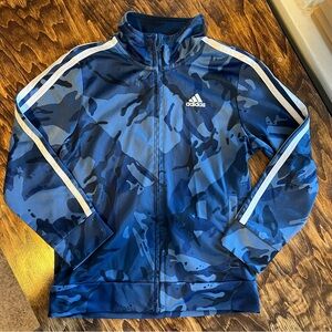 Adidas Kids Navy Camouflage Track Jacket